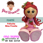 Fofucha Niña Fresita en Foami 3D