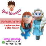 Lapiceros Ana y Elsa Frozen en Porcelana Fría queternura.com