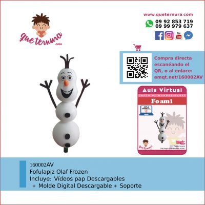 160002AV Fofulapiz Olaf Frozen - Aula Virtual Foami