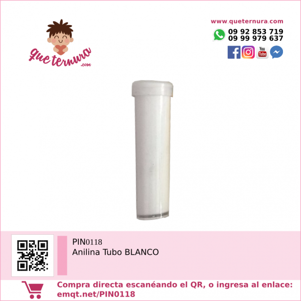 PIN0118 Anilina Tubo BLANCO