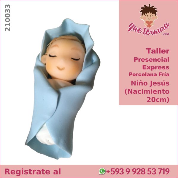 210033CEx PF Niño Jesus (Nacimiento 20cm) (Express) en Porcelana Fria