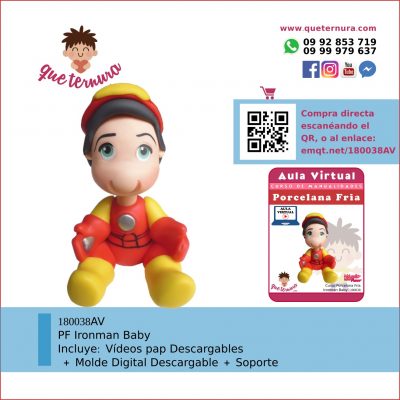 180038AV Ironman Baby - Aula Virtual Porcelana Fria