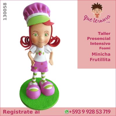 130058CIn Minicha Frutillita Curso Intensivo en Foami