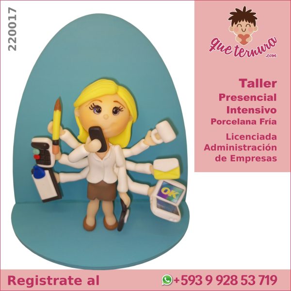 220017CIn PF Licenciada en Administración de Empresas (10cm) Curso Intensivo en Porcelana Fría