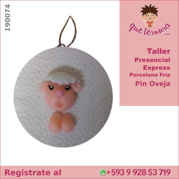 190074CEx PF Pin Oveja Curso Express en Porcelana Fria