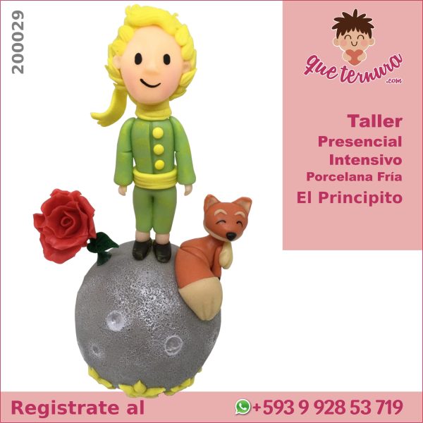 200029CIn PF El Principito 18cm Curso Intensivo en Porcelana Fría