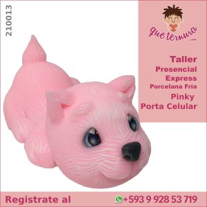 210013CEx PF Pinky Porta Celular Curso Express en Porcelana Fría
