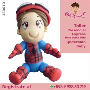 180010CEx PF Spiderman Baby Curso Express en Porcelana Fria