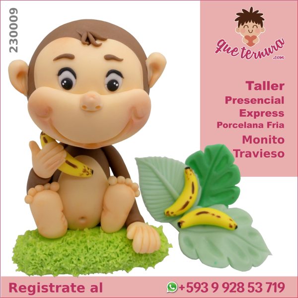 230009CEx PF Monito Travieso Curso Express Presencial en Porcelana Fría