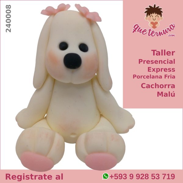 240008CEx PF Cachorra Malu Curso Presencial Express en Porcelana Fría