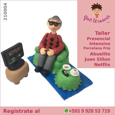 210004CIn PF Abuelito Juan Sillon Netflix Curso Presencial Intensivo en Porcelana Fría